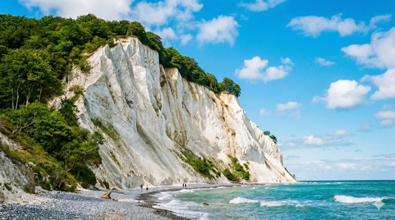 Møns Klint Kreidefelsen an der dänischen Ostseeküste