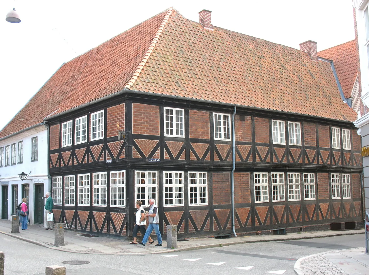 Czarens Hus in Nykøbing Falster — ältestes Bürgerhaus, Fachwerk aus den 1690ern